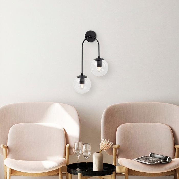 Opviq Jewel - 10570 Lámpara de pared negra